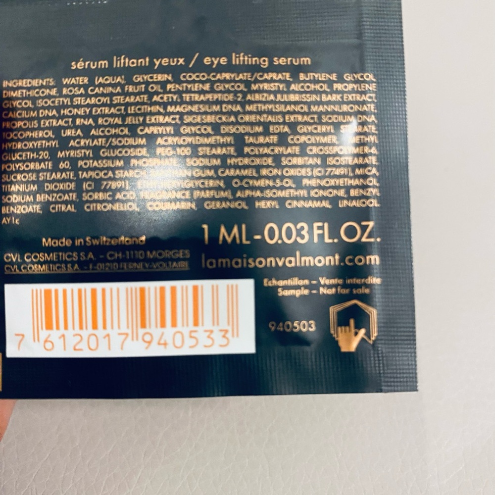 Valmont Elixir (Top Line) Samples Set, Value Over $280 - Picture 9 of 9